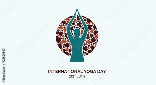 International Yoga Day logo vector