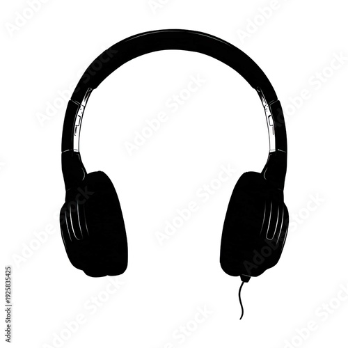 headphones silhouette