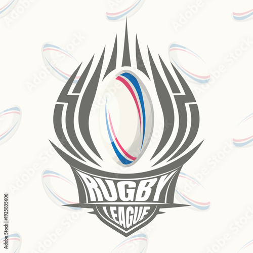 Football ball label design