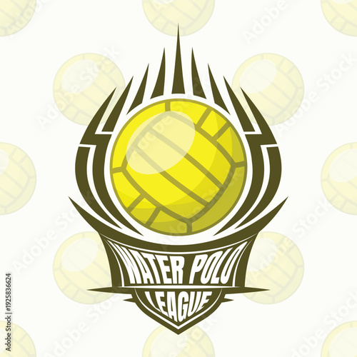 Water polo ball label design