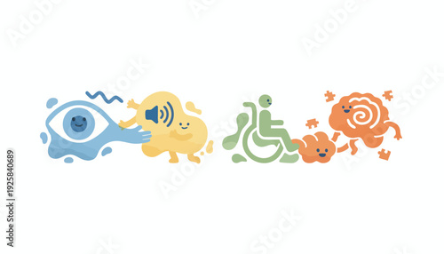 Empowering Inclusive Environments: Visual Metaphors for Accessibility, Diversity, and Corporate Social Responsibility