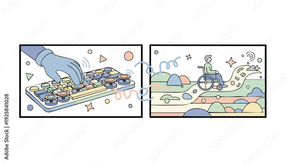 Fototapeta premium Empowering Inclusive Digital Innovation: Bridging Technology and Accessibility for Universal Progress