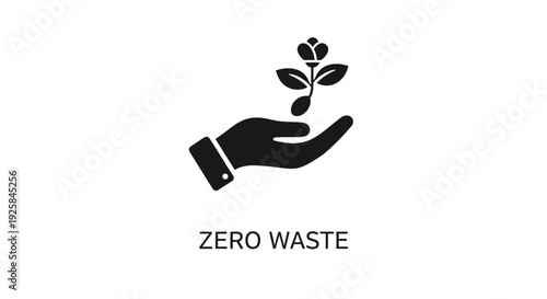 Zero waste icon