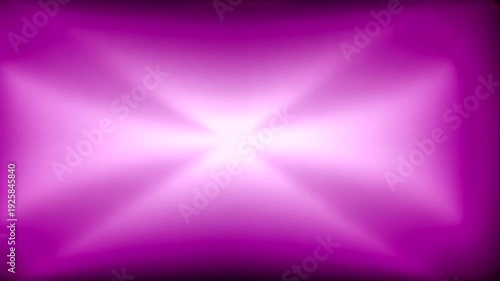 Abstract square with radiating light beams converging at the center