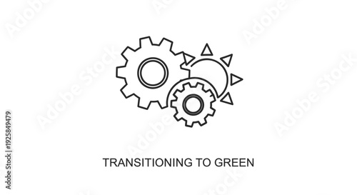 Eco friendly transition icon