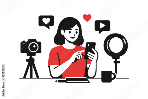 Letters content icon generation text media composition no white image vector simple