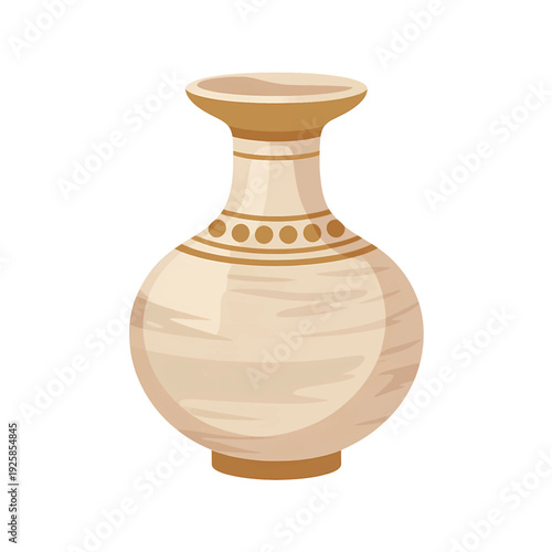 A clay storage jar used by the ancient Egyptian pharaohs. 