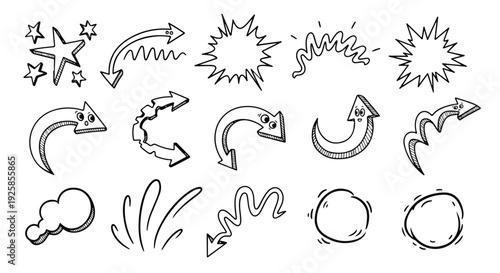 Hand drawn vector illustration set of zodiac signs and animals featuring black silhouette icons and floral art elements for a tattoo or logo design collection