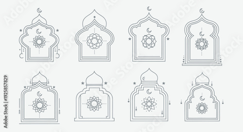 Islamic Archways and Windows Collection.