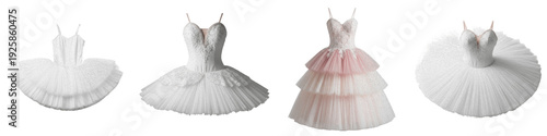 Fotografía Professional Ballet Tutu Collection, Classical White and Pink Tulle Dance Dress,