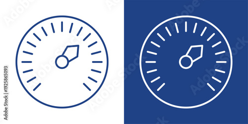 Performance Blue And White Icon Style Collection