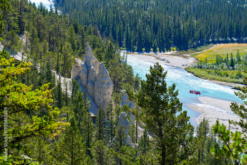 Photos Hoodoos in the Bow River Valley in Banff National Park, Alberta, Canada