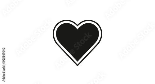 Mother's day love heart icon, perfect gift for mom on special occasion Vector