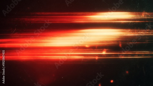 retro film light leaks poster background, colorful red and orange flare streaks with motion blur, subtle scratch dust texture, distressed analog film