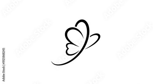 Mother's day butterfly logo design vector illustration Vector