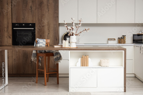 Interior of stylish kitchen...