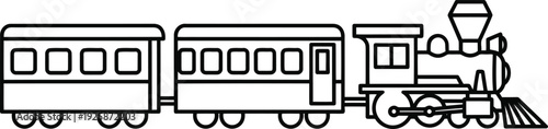 Train vector set icon