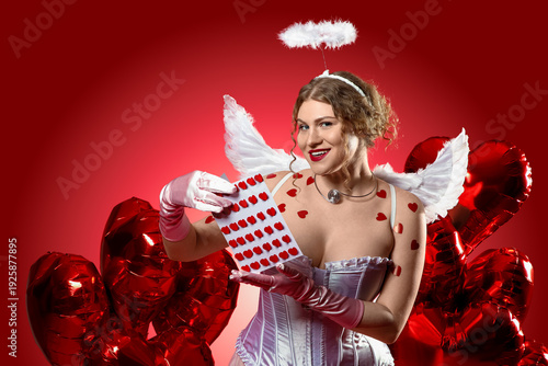 Beautiful woman dressed as ...