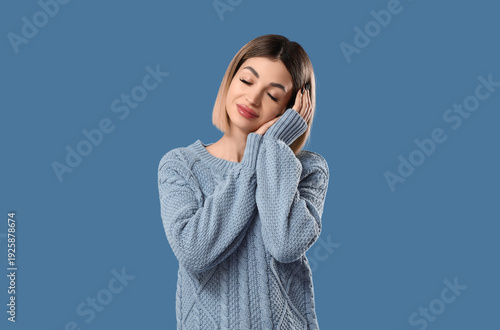 Beautiful happy young woman...