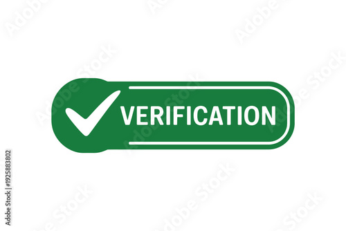 Green Checkmark Verified Badge Icon Design