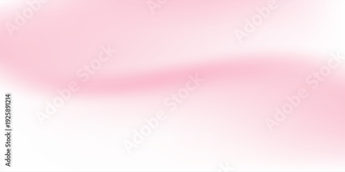 Abstract light pink sakura blossom color background. Vector simple and soft light horizontal backdrop. Blurred gentle gradient.