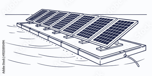 Solar panel array installed on a flat rooftop structure with angled support frames