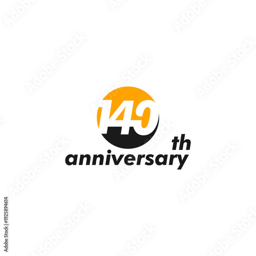 anniversary logo design, 140th anniversary, symbol, icon, party, logo design for 140th anniversary, vector, success, illustration, birthday, symbol, background, year, congratulations, greeting, invita