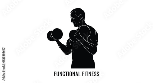 Functional fitness icon