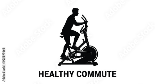 Healthy commute icon