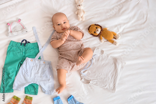 Cute little baby with cloth...