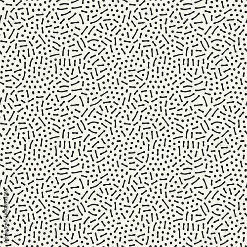 Vector seamless pattern. Modern stylish texture. Smooth natural elements. Repeating abstract tileable background. Scattered organic shapes. Versatile simplistic surface design.