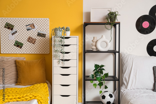 Interior of teenager's room...