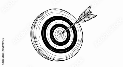 Target with Arrow in the Bullseye.