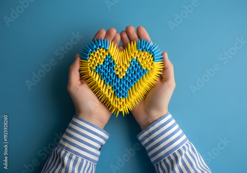 World health day hands holding heart for global health awareness