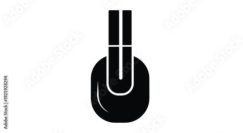 Black light bulb icon