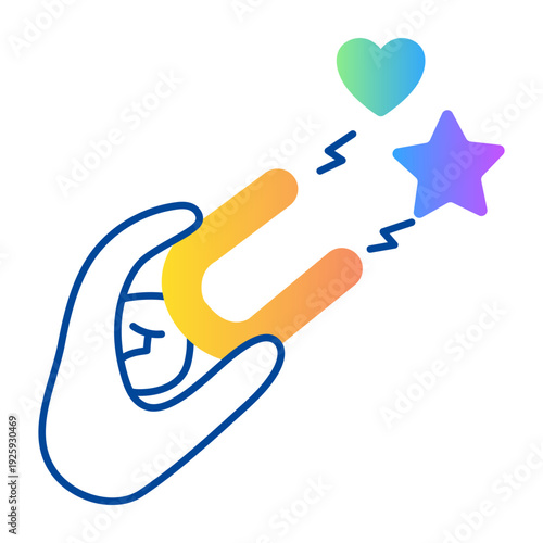 Drawing style icon showing a conversion