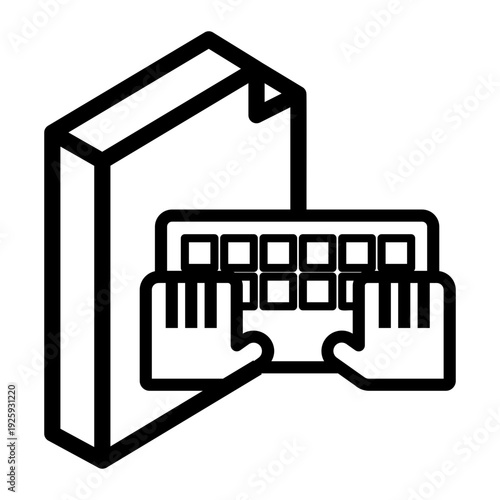 keyboard Line Icon