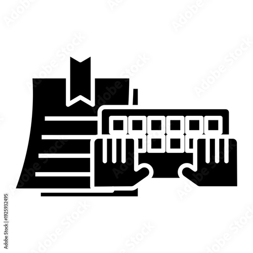 copywriting Solid icon