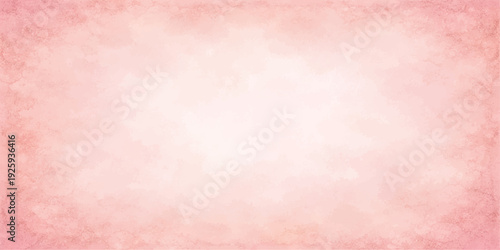 An abstract pink watercolor background featuring an aged paper texture and vintage grunge pattern creates an elegant antique art backdrop with blank copy space on a worn parchment design
