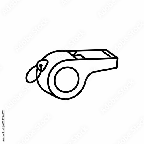 A simple illustration of a whistle