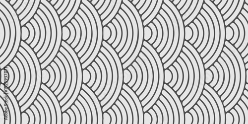 abstract Pattern with Minimalist Gray and White Wave Design. vector illustration