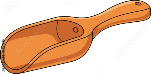 Wooden Measuring Scoop for Ingredients