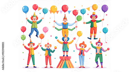 Female face avatar illustration set with diverse hairstyles hair colors and beauty looks in clean flat vector style