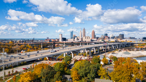 Downtown Cleveland skyline