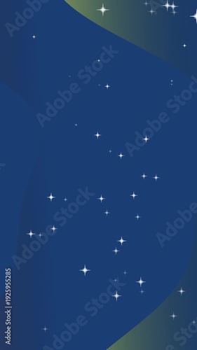 Wallpaper Mural Starry Night Sky Animation. Torontodigital.ca