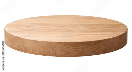 Round Wooden Product Display Platform