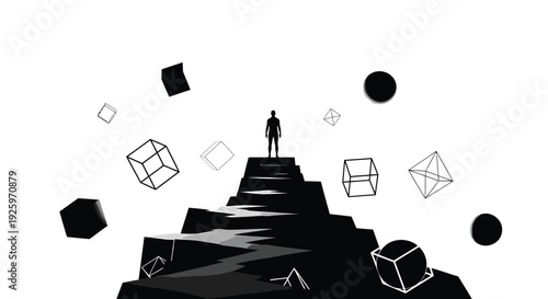 Business success concept vector illustration