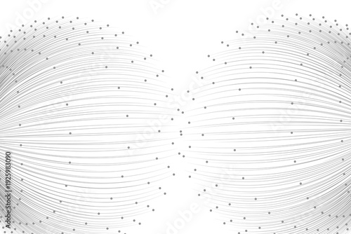 Abstract network connection lines data flow