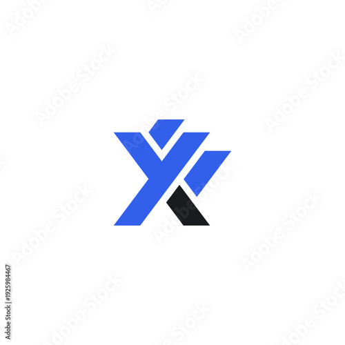 X letter initial icon logo design template