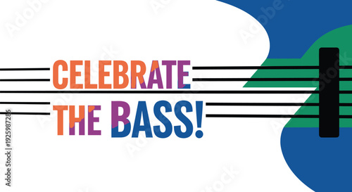 Music bass guitar icon